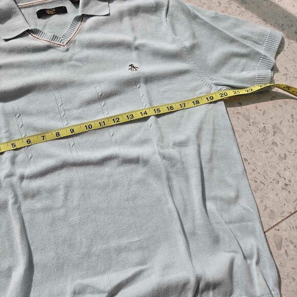 Original PENGUIN by Munsingwear MEN'S PULLOVER SWEATER SHIRT * LARGE Light Blue - Picture 3 of 3